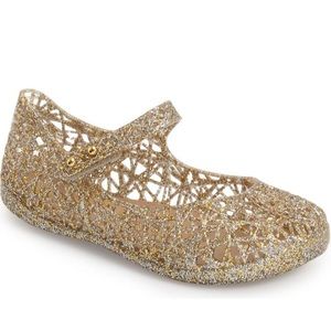 Mini Melissa Gold Campana Zig Zag